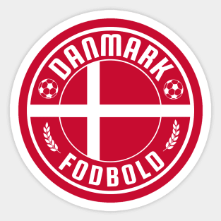 Danmark Football Sticker